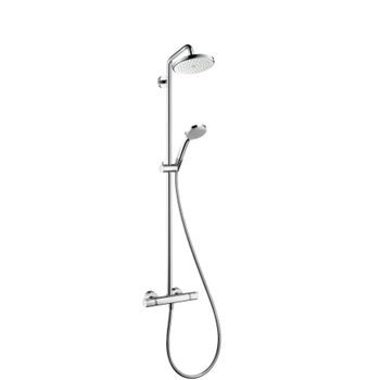 Showerpipe Hansgrohe Croma 220 1jet Ecosmart Con Termostato, 27188000