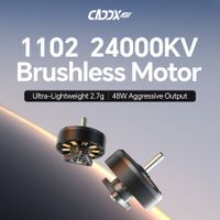 caddxfpv 1102 24000 motor sin escobillas ultraligero de 27g y 48w para dron micro fpv 1s whoop carreras freestyle en interiores