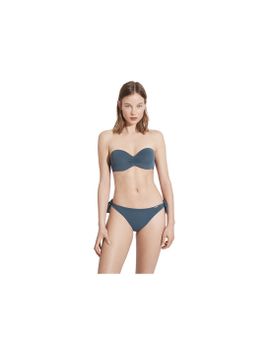 Top bikini Ysabel Mora Bandeau Push-Up Copa B Azul