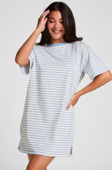 Hunkemöller Camisón de cuello redondo Azul