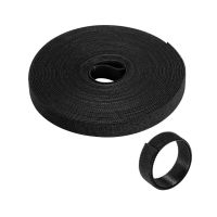 organizador de cables ewent ew1563 velcro nylon 10m x 15mm negro reutilizable multiusos