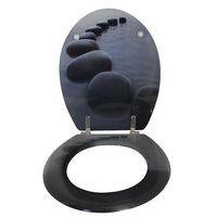 asiento de bano mdf piedras