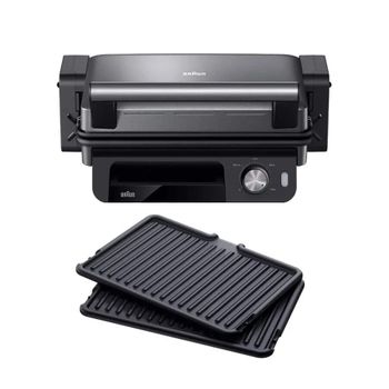 Braun El MultiGrill 5 Grill de contacto CG 5033 Negro/Acero inoxidable CG5033I-CG5033IGY