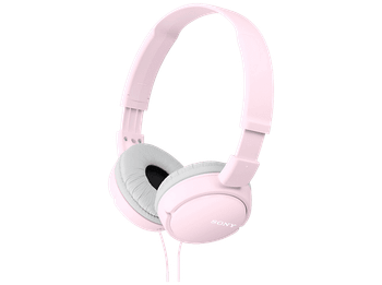 Auriculares - Sony MDR-ZX110, Con cable, 12 Hz- 22kHz, 98 dB, De diadema, Supra-aural, Rosa