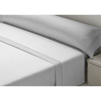 juego de sabanas dor jazmin gris cama de 150 franela