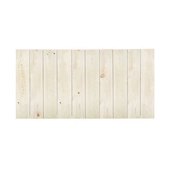 Cabecero Vertical Recto Madera Natural Flandes 160x80cm -hecho A Mano