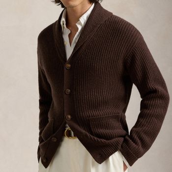 Polo Ralph Lauren Cotton Knit Cardigan - L