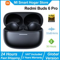 auriculares inalambricos bluetooth xiaomi redmi buds 6 pro audio de alta resolucion con ldac cancelacion activa de ruido de 55db bt53 version global
