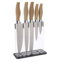 taco con 5 cuchillos cocina acero inoxidable 85-20 cm