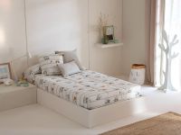 edredon ajustable infantil truck confecciones paula  acolchado 150g