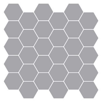 Azulejo Hexagonal 20 Uds. Gris 30 X 30 Cm Poliuretano Y Pet Vidaxl