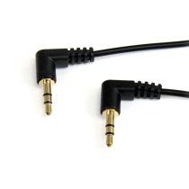 Cable de Audio EstÃ©reo 3,5mm Delgado de Ãngulo Recto de 1 pie - M/M