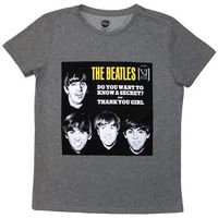the beatles camiseta manga larga vj secret sleeve para mujer