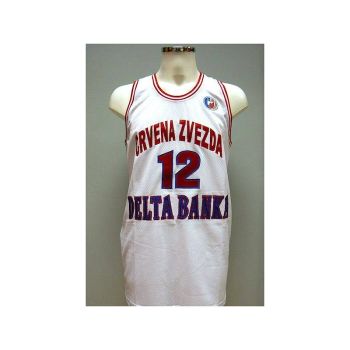 Camiseta Vlado Divac - KK Crvena Zvezda blanca
