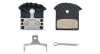 par de pastillas de freno metalicas shimano j04c mf
