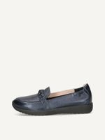 caprice slipper blue made of leather size 42