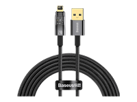 cable usb - baseus auto power-off explorer a lightning 200 cm 24a carga ultrarrapida apagado automatico negro