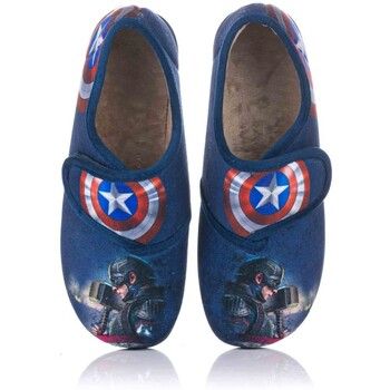 Vulca-bicha Pantuflas Zapatilla de Casa - Capitán América para niño