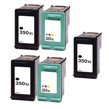 Compatible Multipack HP PhotoSmart C4473 Printer Ink Cartridges (5 Pack) -CB336EE