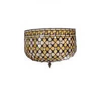 plafon de techo tiffany diametro 30cm serie queen