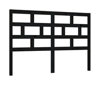 Vidaxl cabecero de cama madera maciza de pino negro 156x4x100 cm