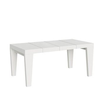 Mesa Extensible 90x120/224 Cm Spimbo Premium Fresno Blanco
