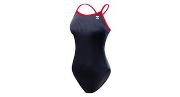 Banador tyr hexa diamondfit para mujer negro rojo