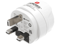 adaptador de viaje - hama 00223483 eu-uk blanco