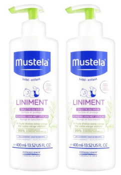 Mustela Linimento Higiene Zona del Pañal 2x400 ml