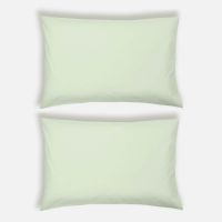 in home 200 thread count 100 organic cotton pillowcase pair - green