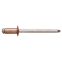 remaches cobre - acero cabeza alomada diametro d1 mm x l mm48 x 10 500 unidades