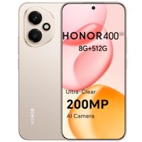 honor 400 5g-smartphone 8gb512gbcamara de 200mp con iasuper zoom con ia655ry 120hz y 5000 nitssnapdragon7 gen 3android 15dual simnfcip65magicos 90-midnight black gold silver