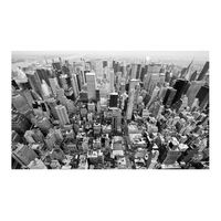 papel pintado 3d - eeuu nueva york blanco y negro 450x270 cm