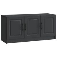 mueble de tv negro 99 x 345 x 47 cm madera de ingenieria vidaxl