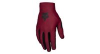 guantes fox flexair burdeos largos
