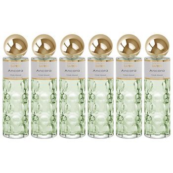 Pack De 6 Eau De Parfum Mujer Saphir Ancora 200ml