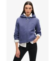 superdry para mujer w2012323a sudadera borg lined ziphood lila s casual algodon