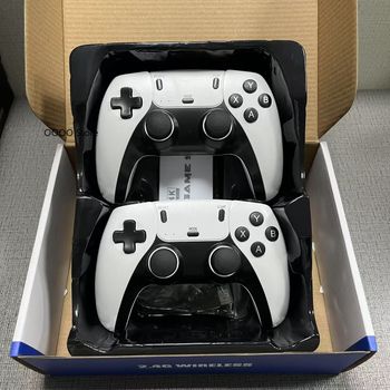 Consola de Videojuegos 4K HD 64G: M15 Game Stick con Más de 20000 Juegos Arcade Clásicos, Controles Inalámbricos Dobles, Sistema de TV para Dos Jugadores