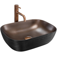 lavabo sobre encimera rea belinda brush copper