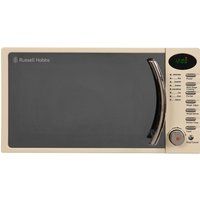 russell hobbs rhm1714cc compact solo microwave - cream cream