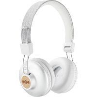 house of marley positive vibration 2 wireless bluetooth headphones - silver silver