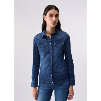 Liu Jo Camisa Camisa en denim con bordado para mujer