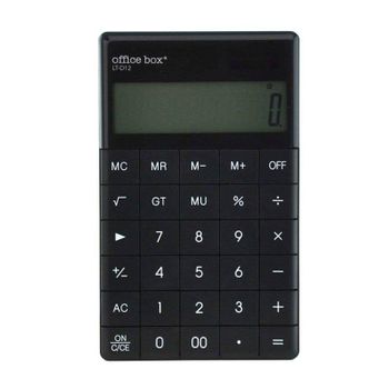 Calculadora de Sobremesa Officebox 12 Dígitos con Pie Plegable Negro
