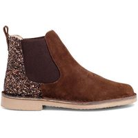 pisamonas botines botines nina serraje con talonera glitter para nina