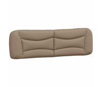cabecero cama - mueble cabecero acolchado cuero sintetico capuchino 180 cm