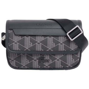 Lacoste Bandolera Bandolera con solapa The Blend Negro Gris para hombre