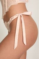 hunkemoller tanga de corte alto sylvia beige