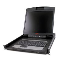 schneider ap5719 consola para rack 19 negro