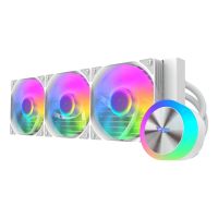 refrigeracion liquida darkflash dg360 360mm 3 ventiladores argb blanca