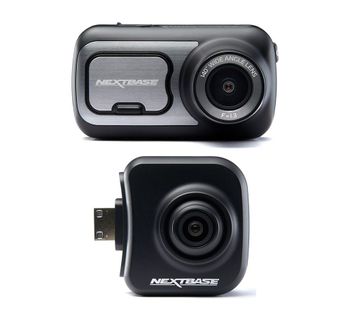 NEXTBASE 422GW Quad HD Dash Cam with Amazon Alexa & NBDVRS2RFCZ Full HD Rear View Dash Cam Bundle